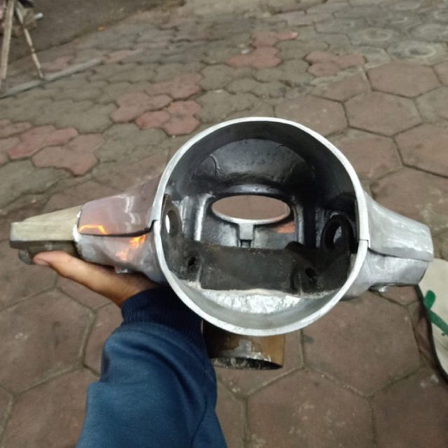 Stang vespa new px custom dari stang original