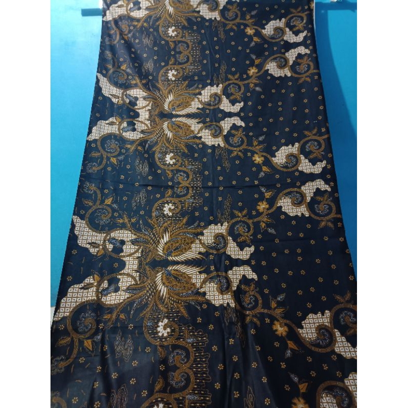 Kain batik meteran katun prima halus premium panjang 210x105cm warna tidak mudah pudar/luntur tekstu
