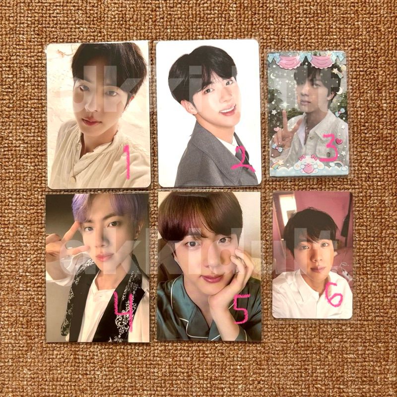 PHOTOCARD BTS JIN SEOKJIN BINDER HEA KR MUSTER CLIPBOARD MOTS RING JUNGKOOK SOWOOZOO UNYEL JK SWZ TE