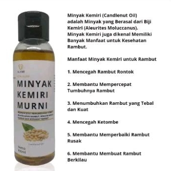 MINYAK KEMIRI MURNI 100%