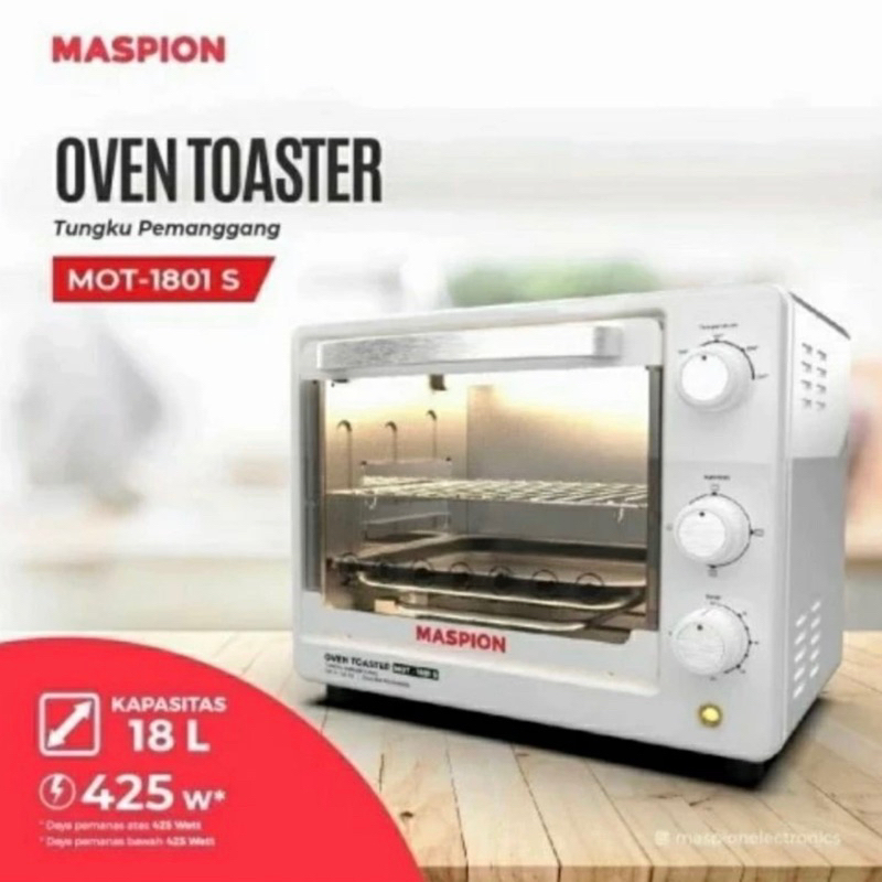 Maspion oven tungku 18 liter pemanggang listrik