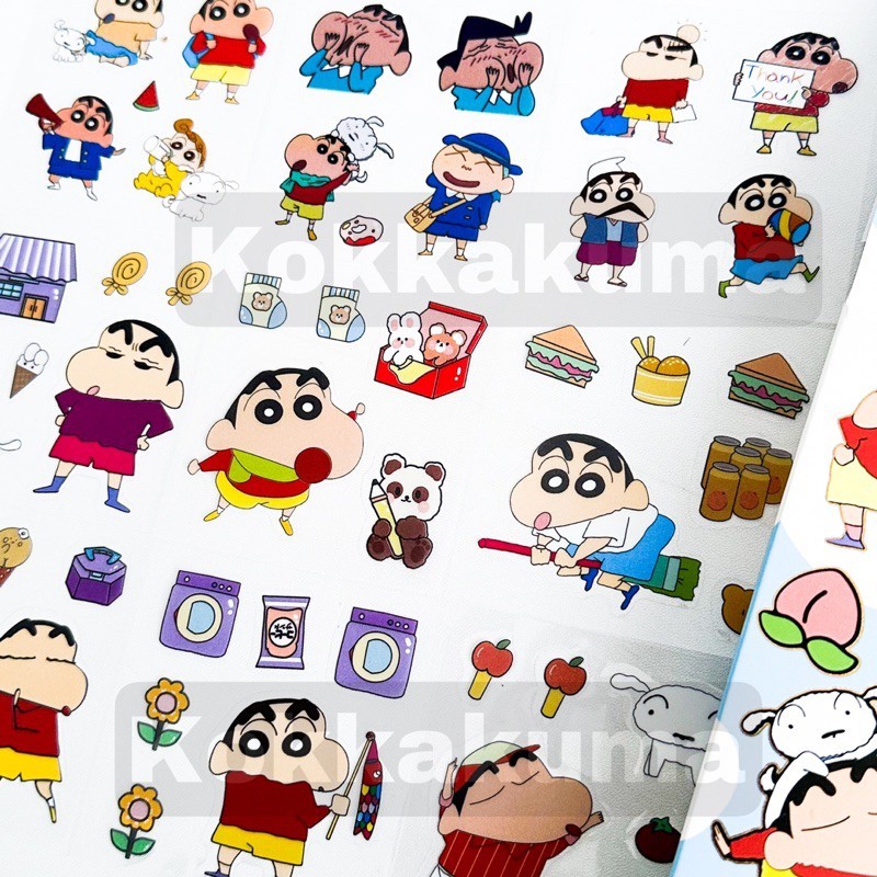 

Stiker Anak Lucu Karakter Anime Populer Viral Crayon Sincan Sticker