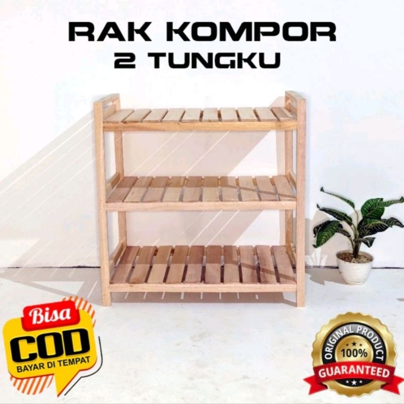 PROMO RAK KOMPOR 2 TUNGKU 3 SUSUN
