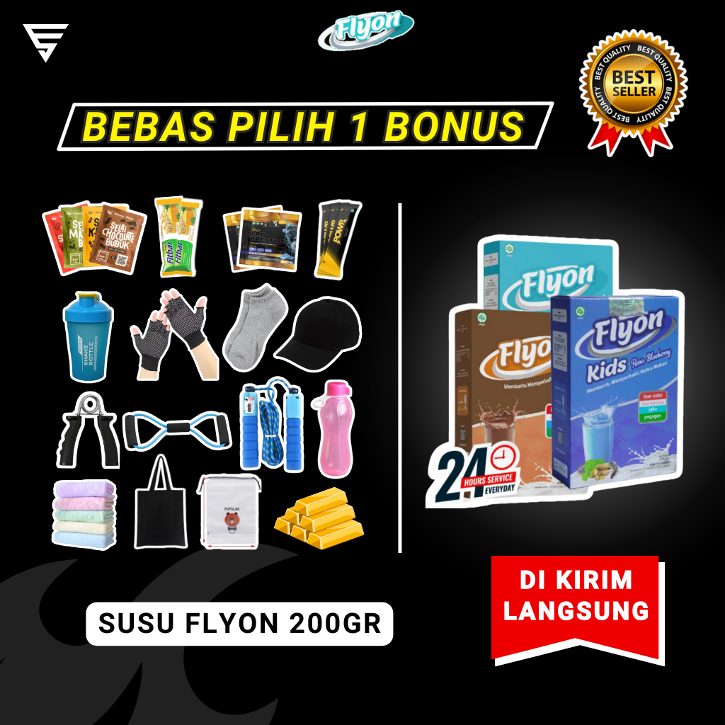 

[GARANSI ORIGINAL] Susu FLYON penambah berat badan nafsu makan penggemuk