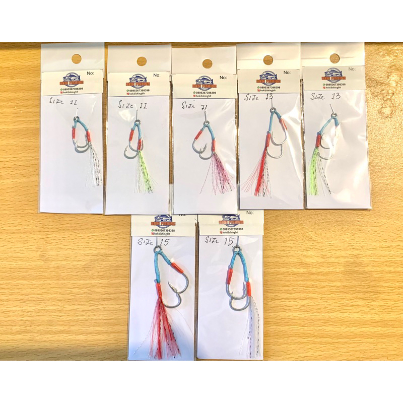 DOUBLE ASSIST HOOK MURAH KATYUSHA ISEAMA SZ 11 13 15