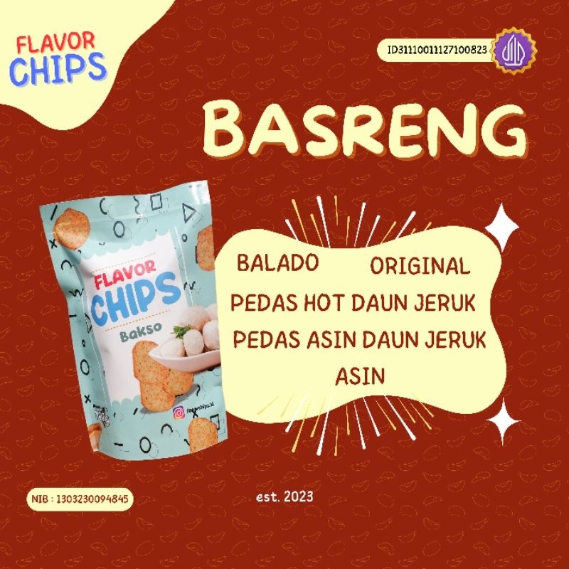 

BASRENG - SNACK KEKINIAN - FLAVOR CHIPS 100 gr