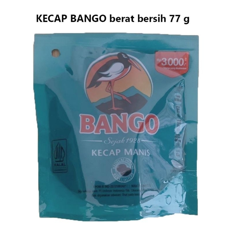 

KECAP BANGO berat bersih 77 g