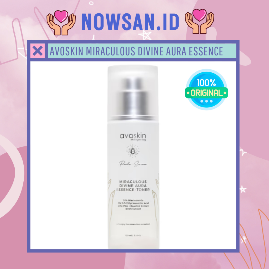 AVOSKIN Miraculous Divine Aura Essence-Toner X Paola Serena | Nowsan.id