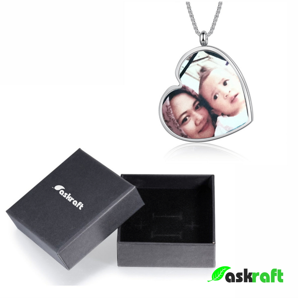 Askraft Kalung Love Foto & Nama
