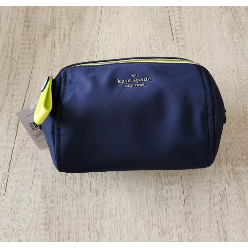 new pouch Kate Spade KS tas kosmetik bag navy original authentic