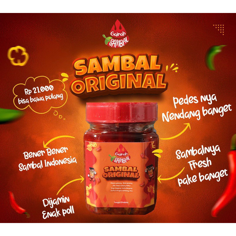 

Sambal Original Gairah Sambal [150gr]