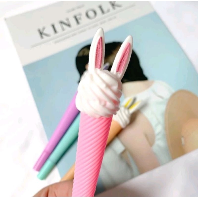 

Pulpen Bunny Ice Kelinci Pen Gel Alat Tulis Kantor Murah Kekinian