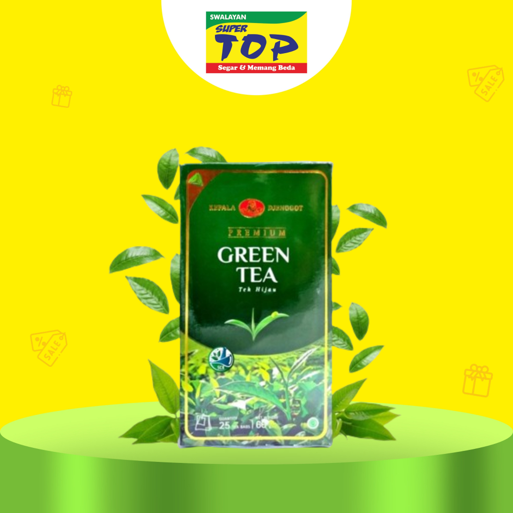 

~TOP~ TEH CELUP KEPALA DJENGGOT LEMON TEA / BLACKCURRENT / GREEN TEA 60G