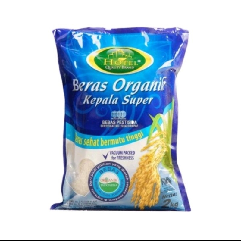 

Beras organik slyp Hotel 2 KG ( KELAPA SUPER)