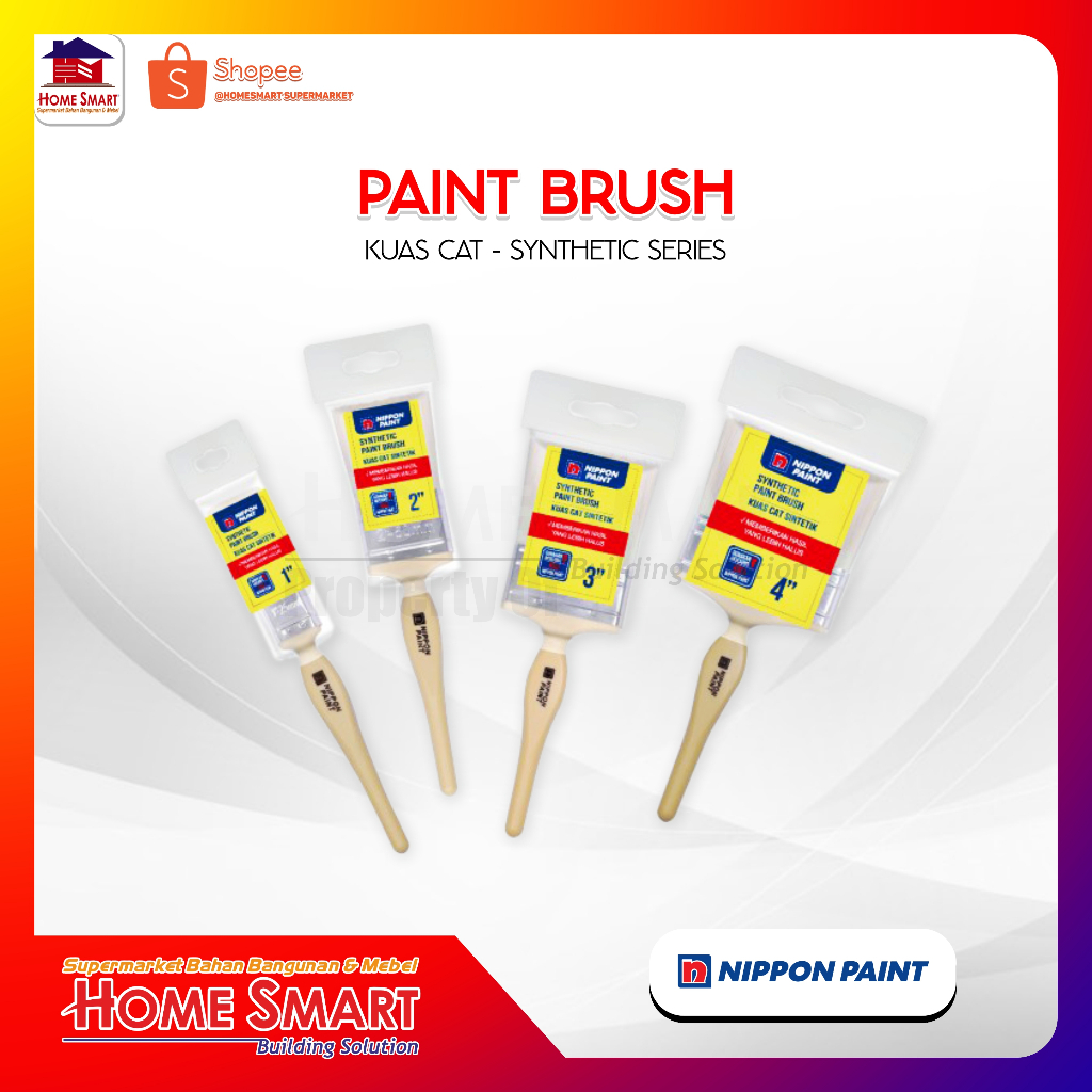 

NIPPON SYNTHETIC PAINT BRUSH 750/ KUAS CAT