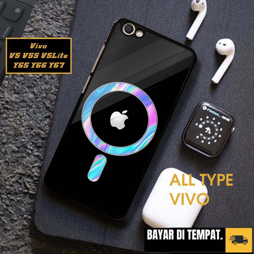 Case VIVO V5 V5S V5 LITE - ( LOGO WALLPAPER ) - Case Hp - Casing Hp Vivo - Softcase Hp - Silikon Hp 