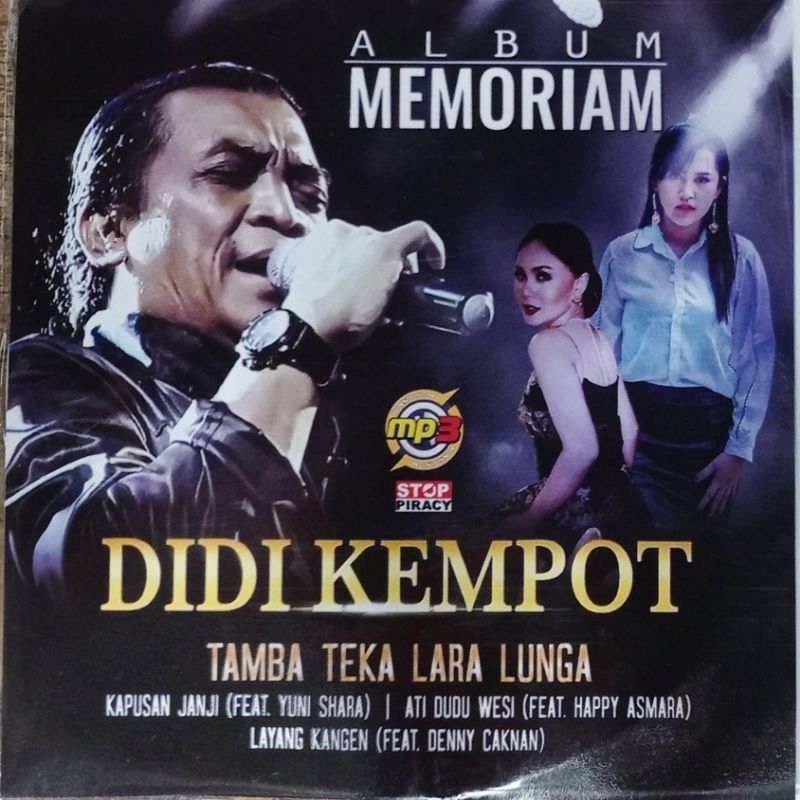 Kaset Mp3 Audio Lagu Album Memoriam Didi Kempot Tamba Teka Lara Lunga