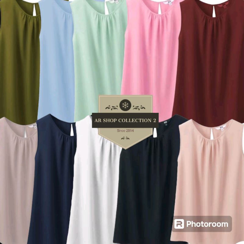 Inner / Inner Tanpa Lengan Wanita/ Daleman Wanita/ Daleman Blazer