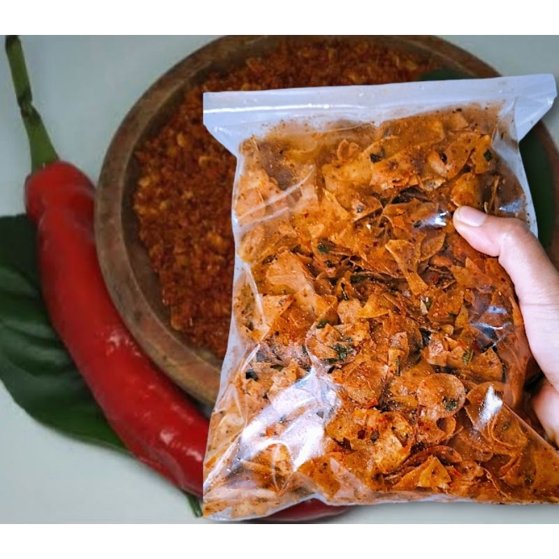 

KRIPIK SINGKONG PEDAS GURIH DAUN JERUK 500gr