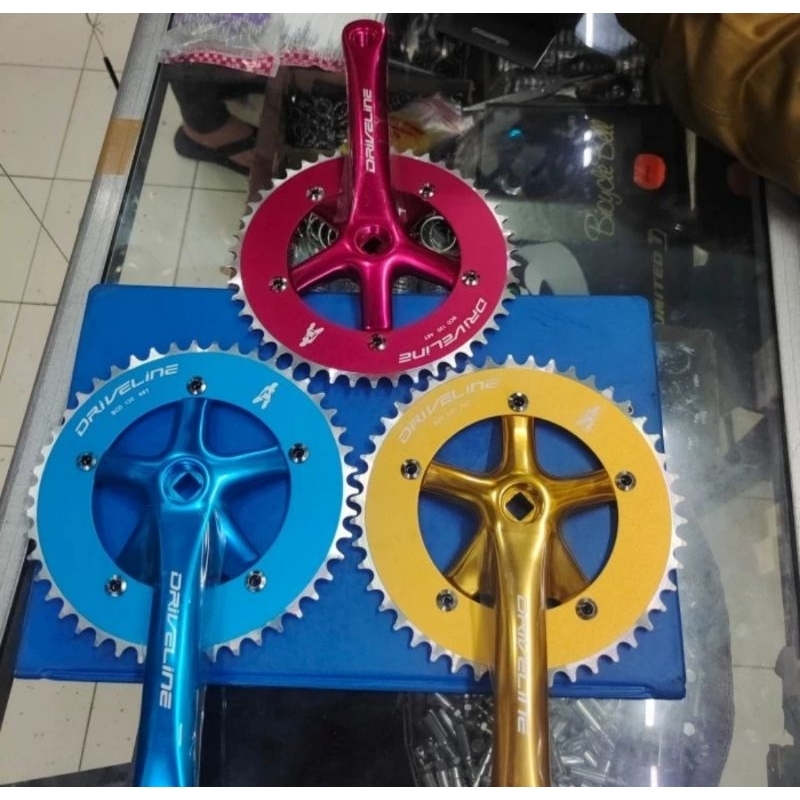 crank fixie driveline 46t bcd 130 mm alloy