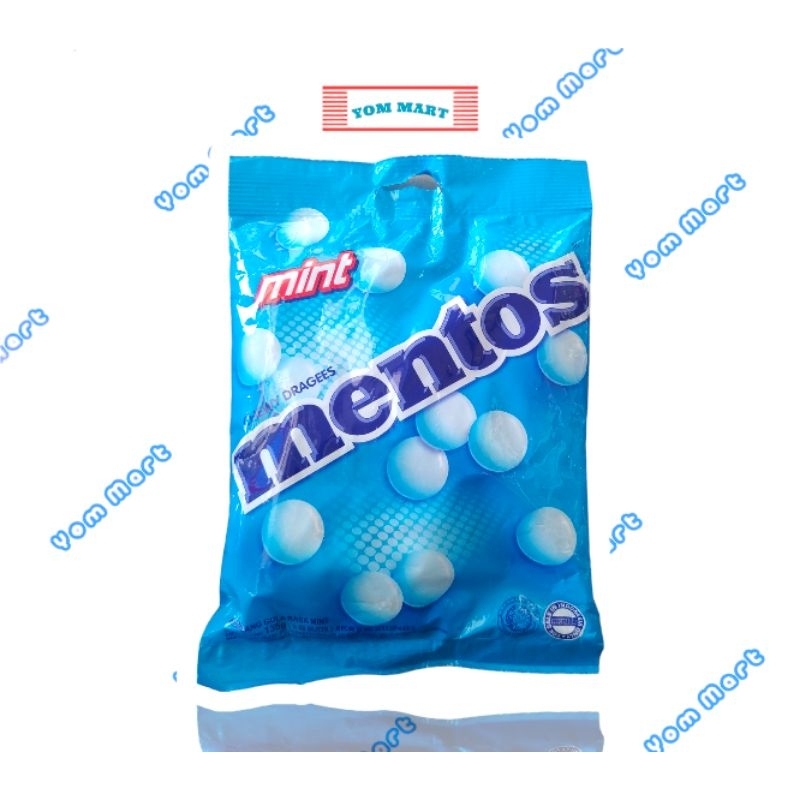 

MENTOS PERMEN KEMBANG GULA RASA MINT 135G