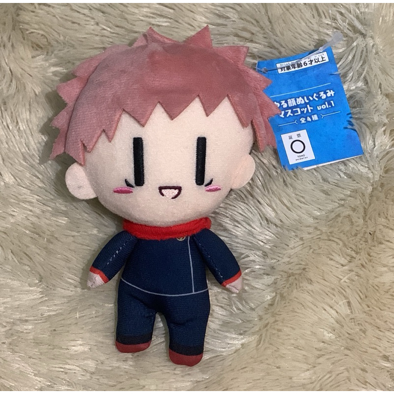 [READY] Official jujutsu kaisen Yurugao Nuigurumi Mascot Taito itadori yuuji