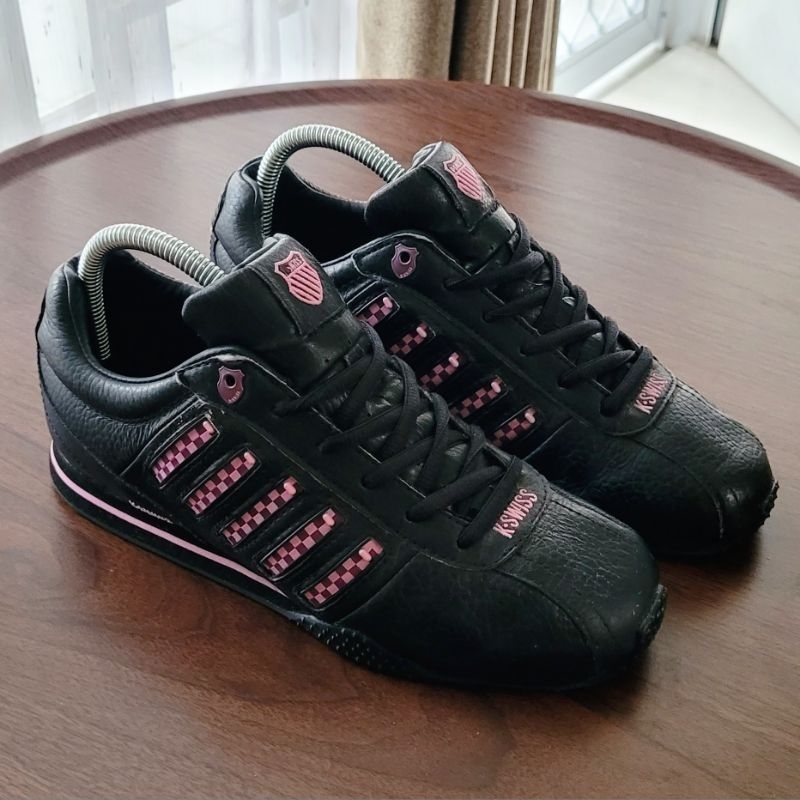 Sepatu K Swiss Black Pink Second