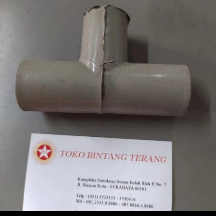 Tee D 1/2" Dexlon / Tee 1/2" DV / T 1/2" PVC Tipe D / Tee PVC