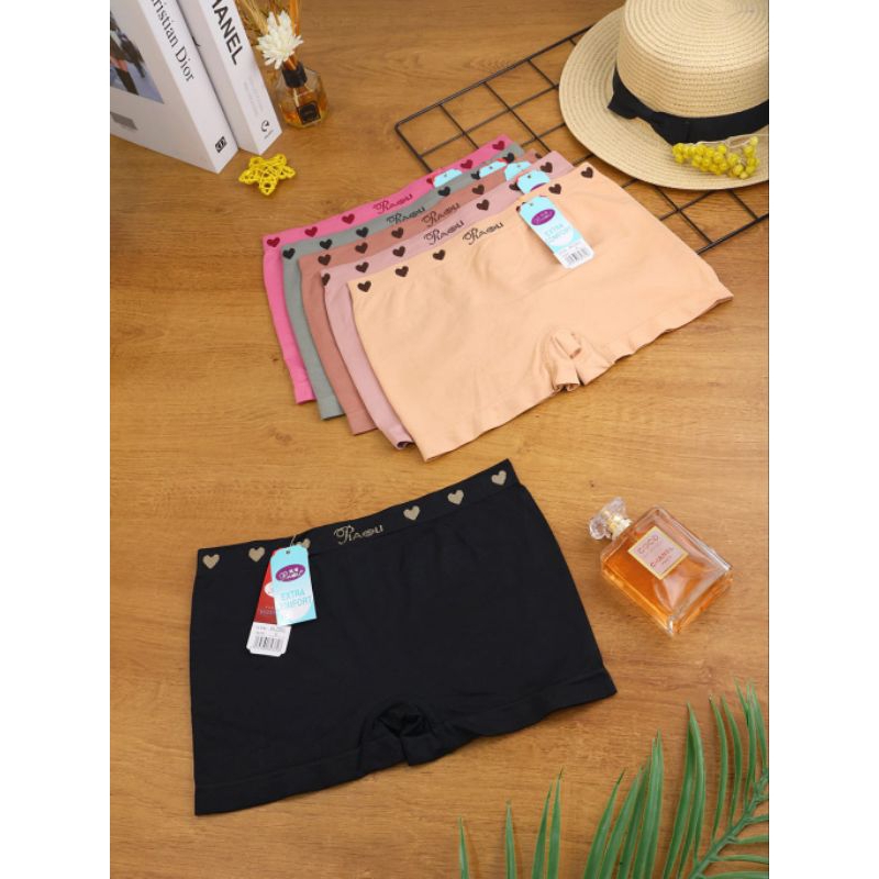 ❤ La Paris ❤ HOTPANTS / SHORT PIAOLI CELANA DALAM CD Boxer Short Wanita Rajut Piaoli