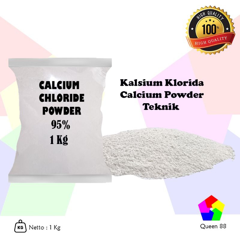 Kalsium klorida / Calcium Chloride Powder - Teknik 1kg Murah