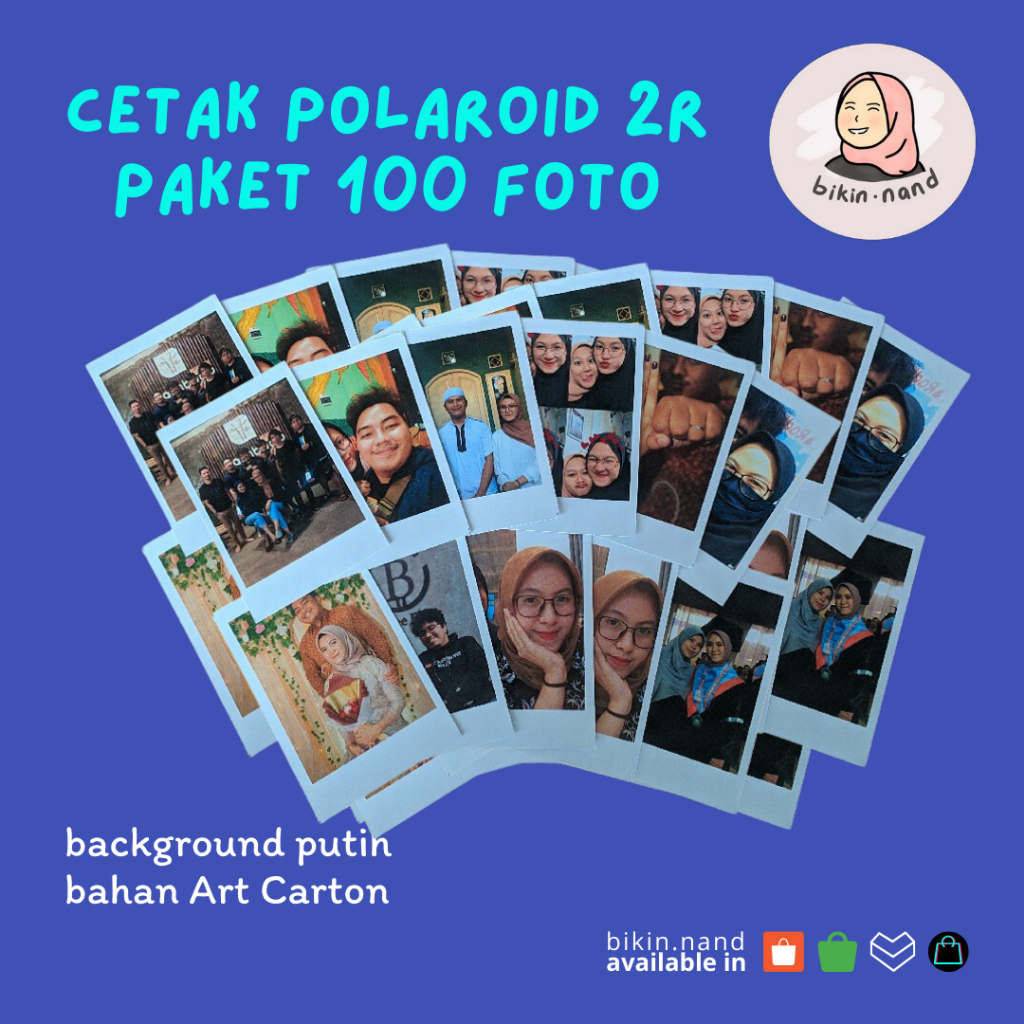 

CETAK FOTO 2R background PUTIH PAKET 100 (BISA COD)