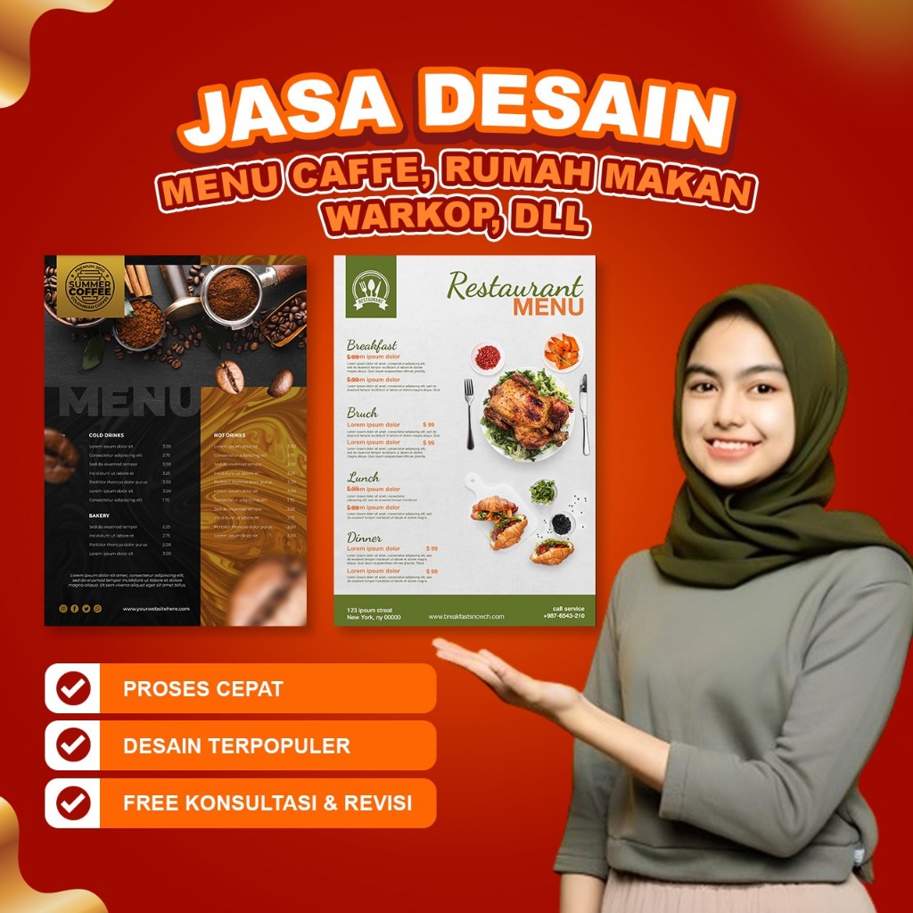 Jasa Pembuatan Menu | Menu Restoran | Menu Cafe | Menu Rumah Makan | Cafe and Resto