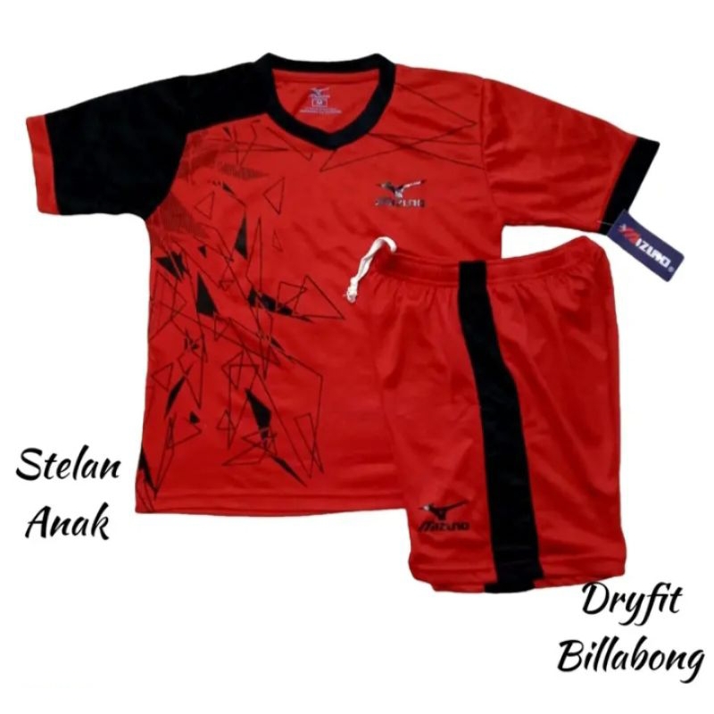 FREE Sablon nama baju futsal,volly anak SD/SMP stelan anak nyaman