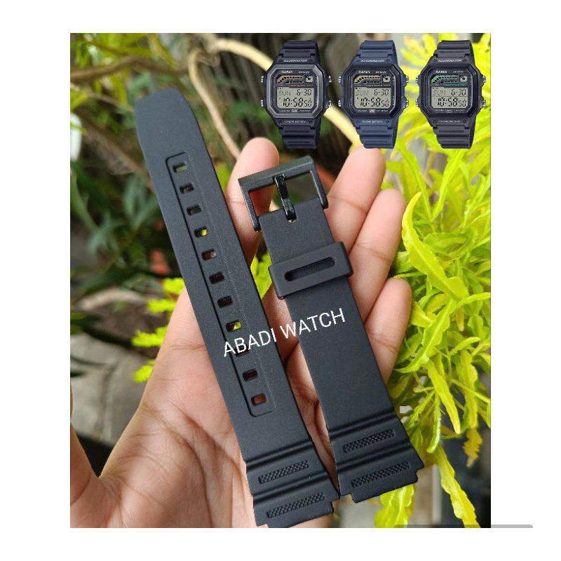 Strap Tali Jam Tangan WS 1600 H WS1600H WS 1600H WS1600 H  PAS dan LANGSUNG PAKAI