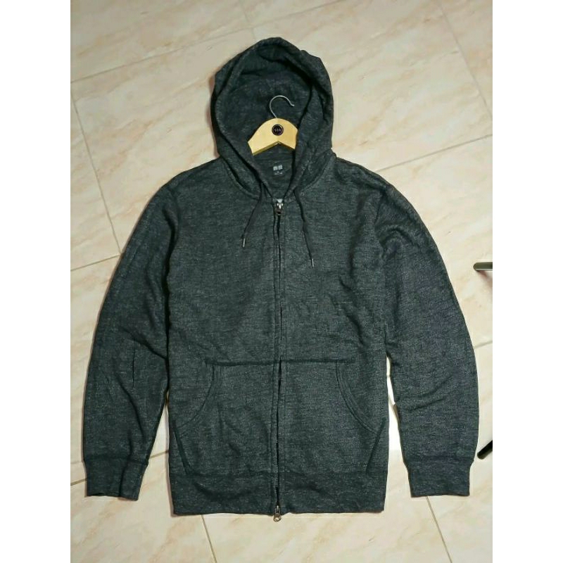 Uniqlo Hoodie Zipper Pria dan Wanita