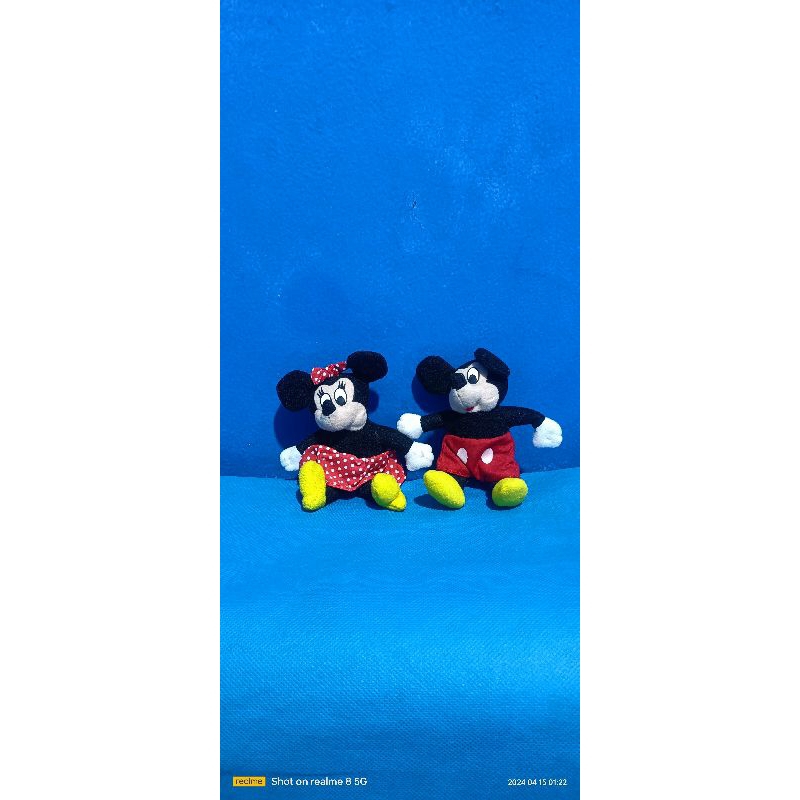 Boneka Kecil Mickey & Minnie Mouse Disney x McD