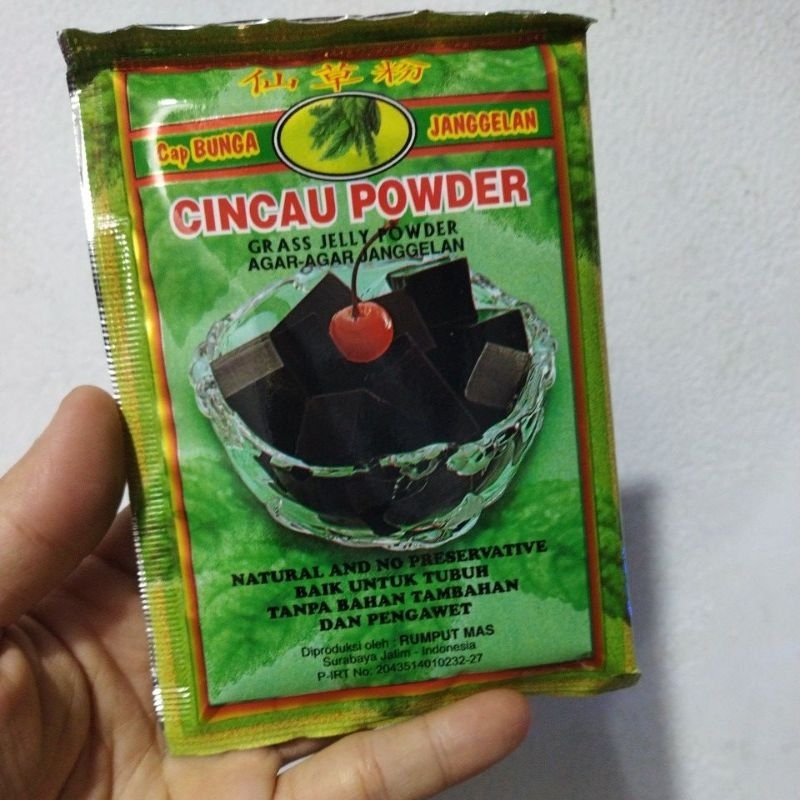 

Bubuk Cincau Powder Bunga Janggelan 33gr Alami Tanpa Pengawet