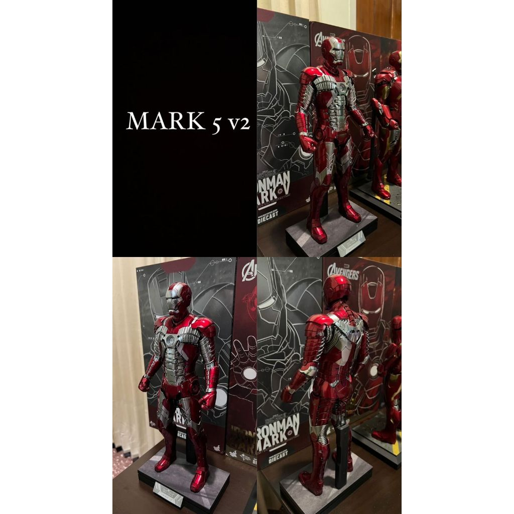 Hot Toys Mark 5 v2 1/6 Scale Diecast IronMan