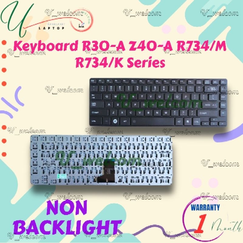 KEYBOARD TOSHIBA PORTEGE R30A R30-A1301 R30-A1302 TECRA Z40 non Backlight non trackpoint