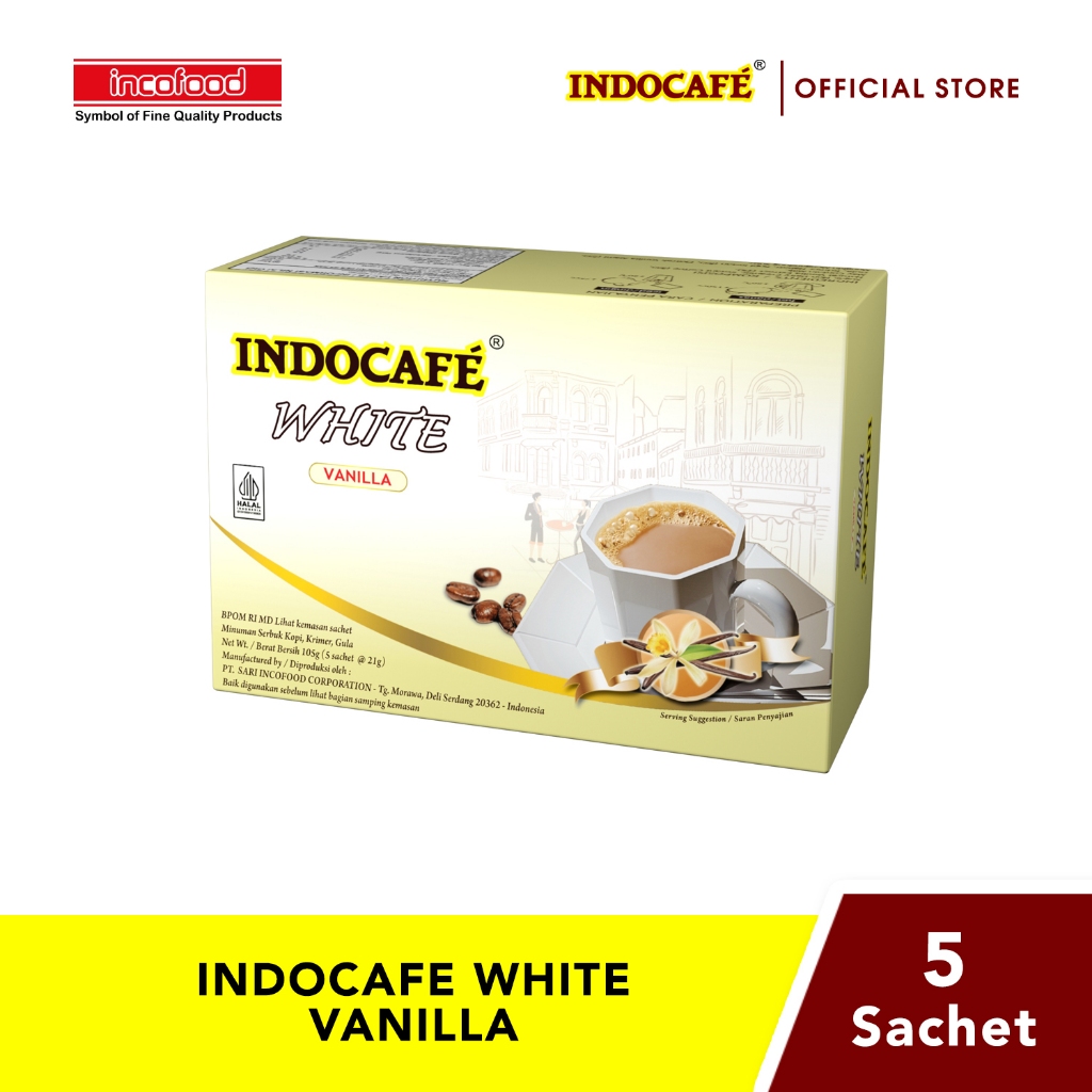 

Indocafe White Vanilla (5 sachet)