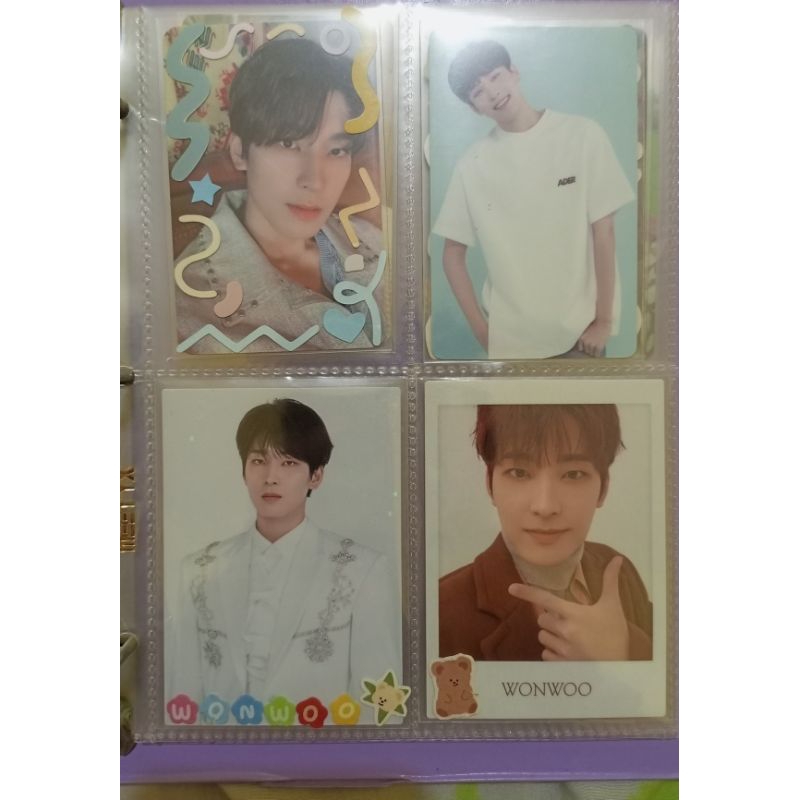 Photocard SEVENTEEN-Gomagz Trading Card 2020 Winter Japan Dome Tour Fanclub Carat Wonwoo