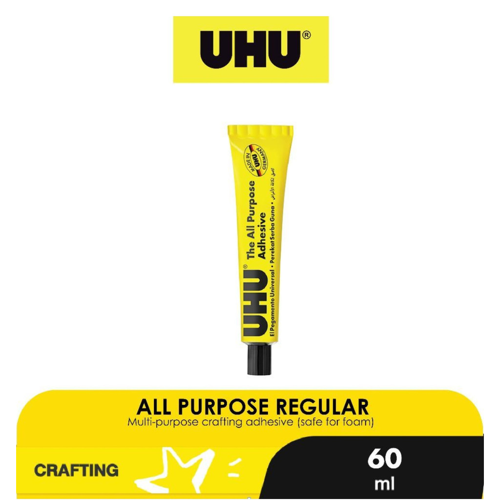 

LEM SERBAGUNA / ALL PURPOSE GLUE / SUPER GLUE / LEM TUBE UHU 60 ML