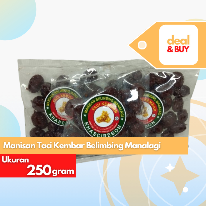 

Manisan Belimbing Taci Kembar Khas Cirebon 250 gram