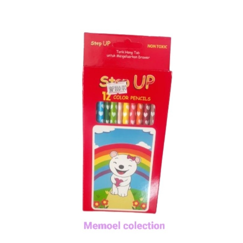 

pensil warna step up isi 12