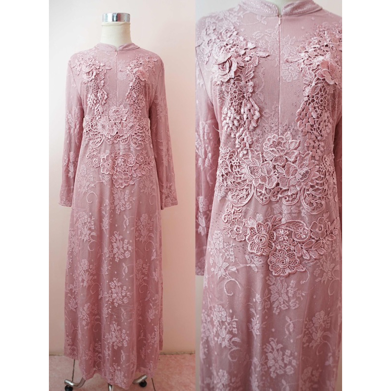 GAMIS BRUKAT | DRESS PANJANG | TOZZO 403