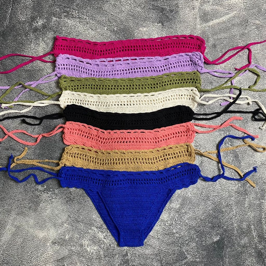 Bikini Rajut (Hanya Bawahan) Hand Made Motif Kipas by Outfit.Bali