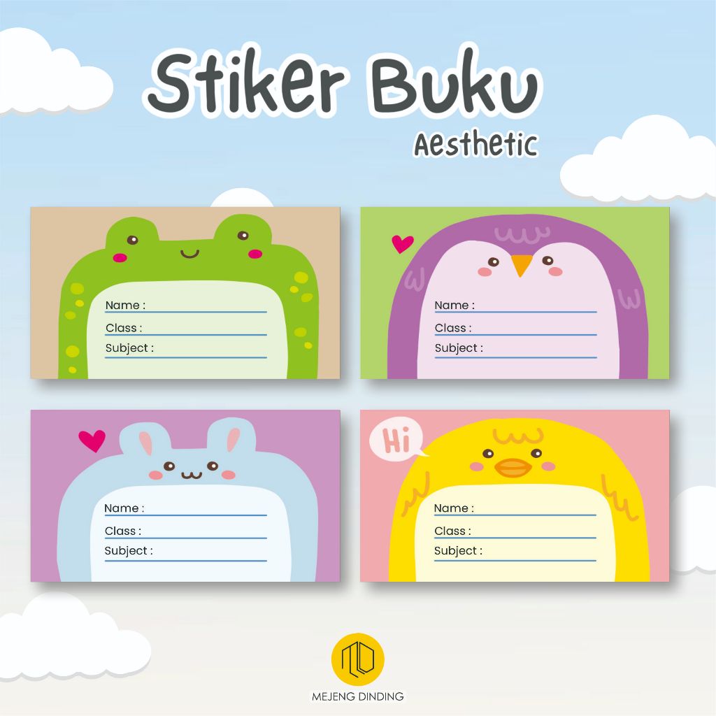 

STIKER MAPEL ISI 30 PCS / STIKER BUKU CUSTOM TEMA LUCU CUTE / STIKER NAMA BUKU PELAJARAN / Label Buku Pelajaran Sekolah / Stiker mata pelajaran / STICKER LABEL BUKU PELAJARAN SEKOLAH / Sticker Nama Buku Sekolah Custom / Sticker Mata Pelajaran ANAK