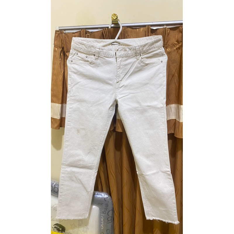 hot pants jeans putih [preloved]