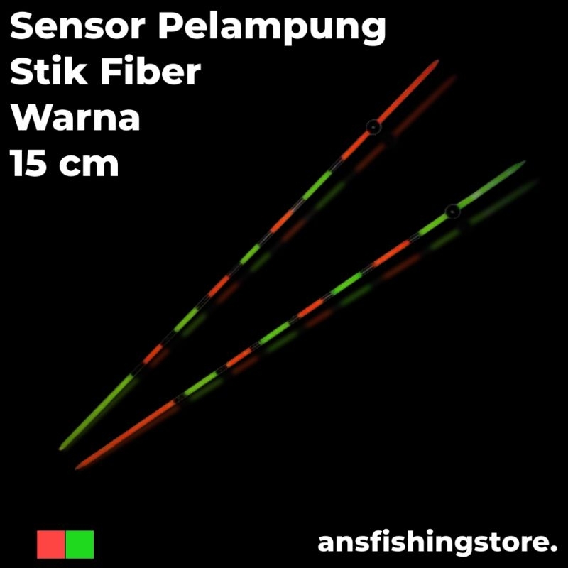 Sensor Pelampung Pancing Stik Fiber Warna 15 cm