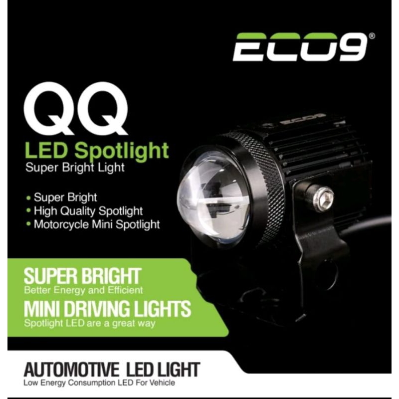 LED Projie mini laser QQ ORI ECO 9 Putih/kuning